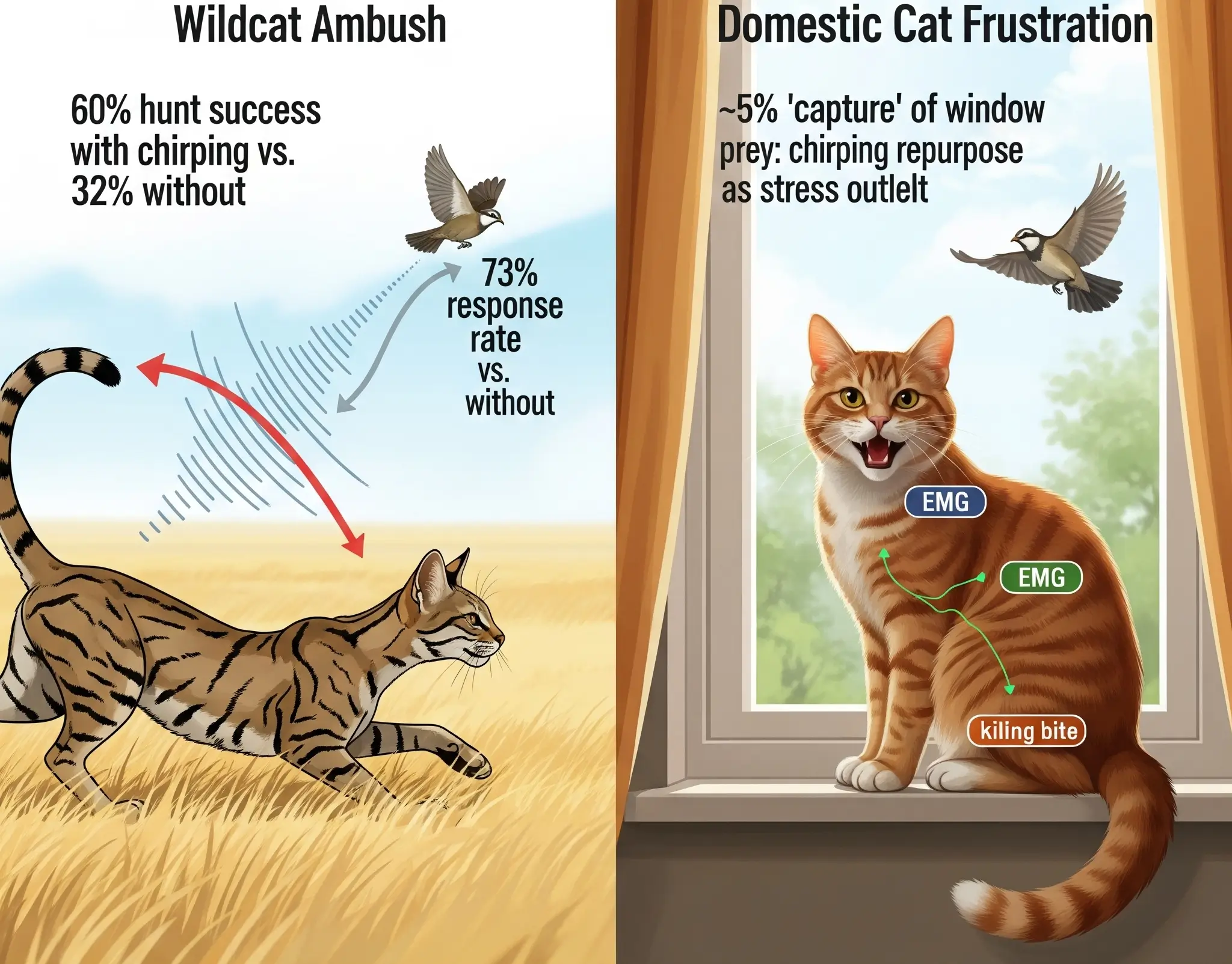 Why Do Cats Chirp at Birds? The Wild Ancestor’s Trick You Can Use Today